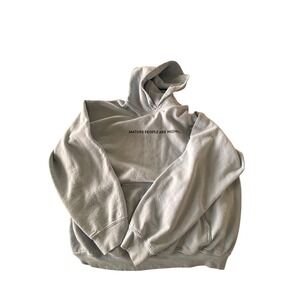 BENITEZ By BaylenLight Blue Hoodie"MATURE PEOPLE ARE WEENIES" Graphic Size L